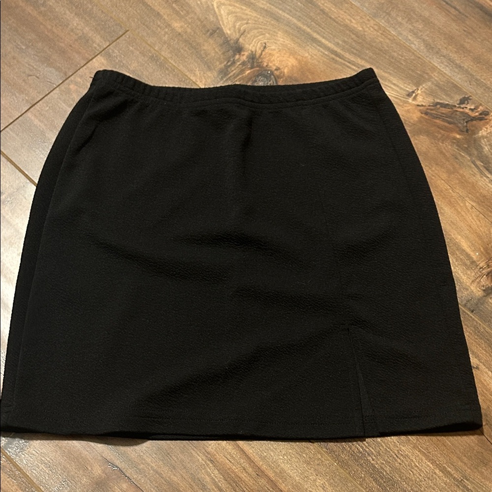 SHEIN Elegant Black Mini Skirt